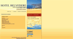 Desktop Screenshot of hotelbelvederesanremo.com